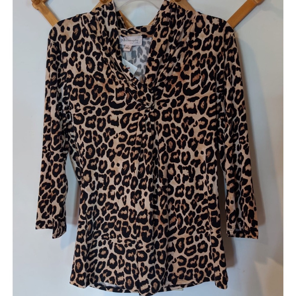 Cheetah Print Blouse